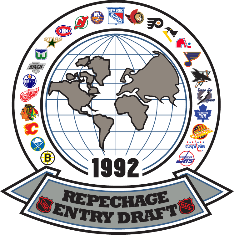 NHL Draft 1992 Primary Logo iron on transfers for T-shirts